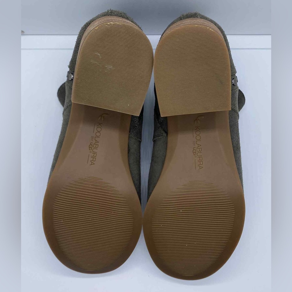 Koolaburra by UGG~Sofiya Suede Leather Ankle Boots Dusty Olive 1096440 Size 10.5 - Picture 7 of 10